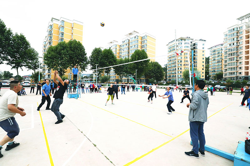 星火機床公司職工排球比賽拉開帷幕