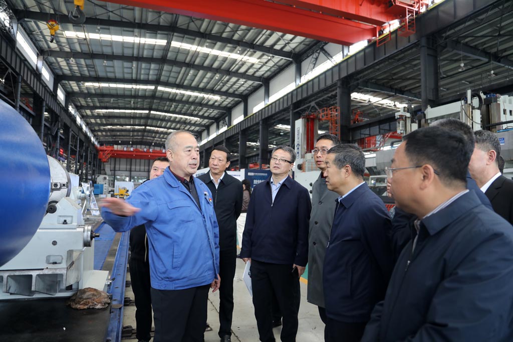 甘肅省工商聯主席郭奇志一行來星火機床公司調研