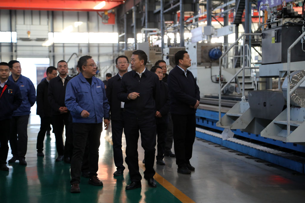 副省長雷思維來星火數控公司調研