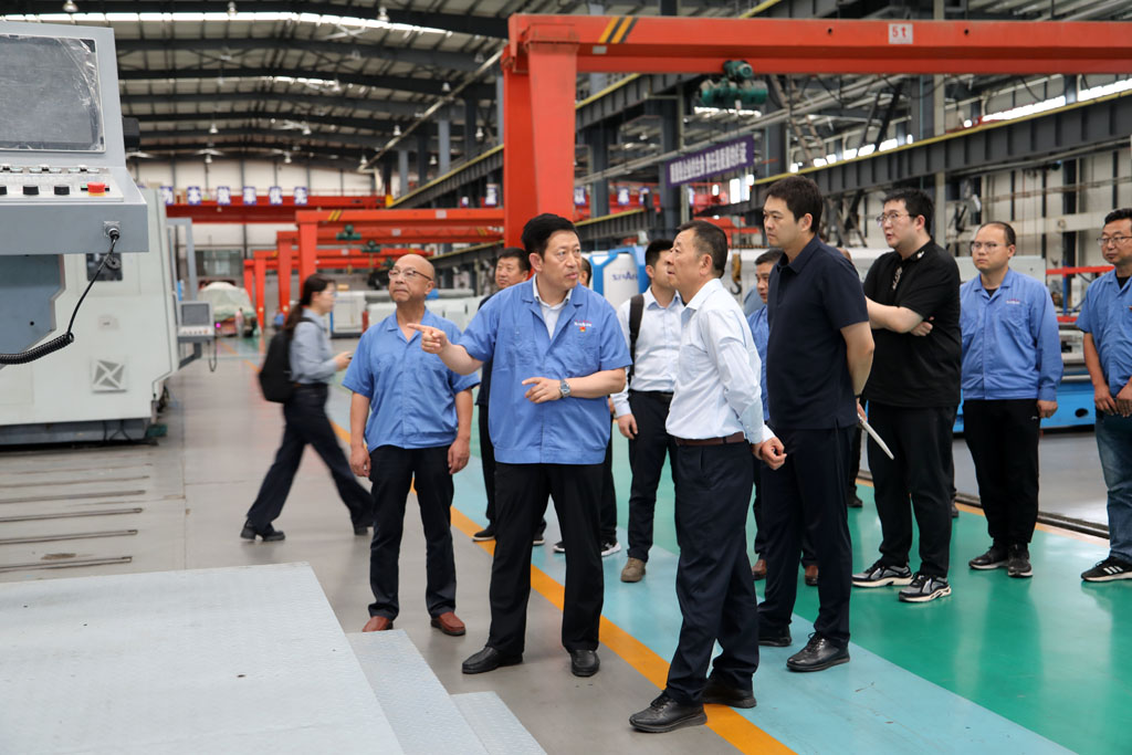 省國投集團工銀投資調研組蒞臨星火數控考察指導